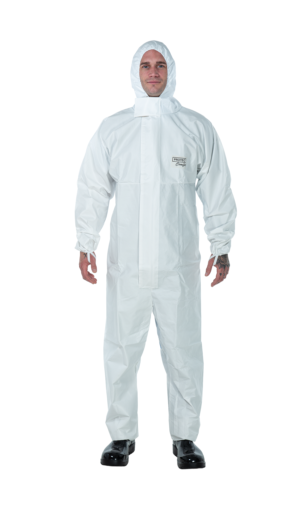 Protec Comfort weiß/blau L